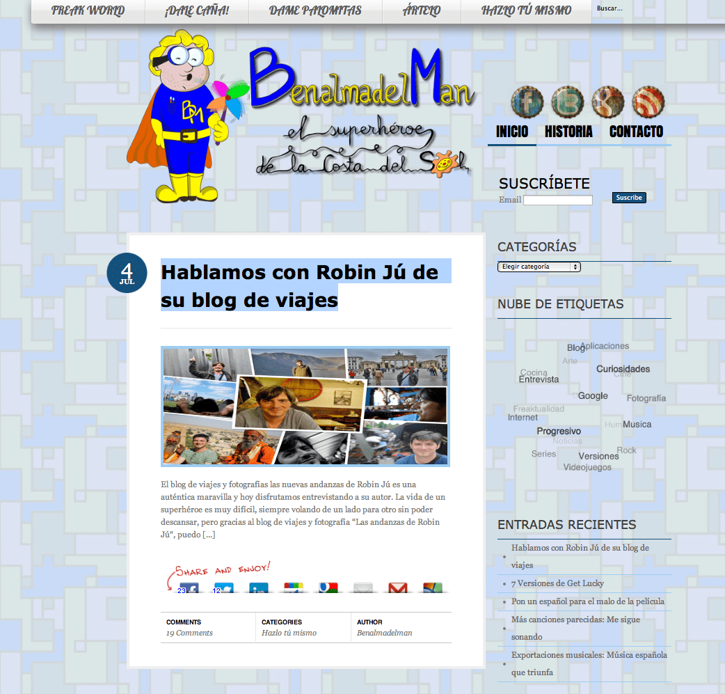 Entrevista en Benalmadelman