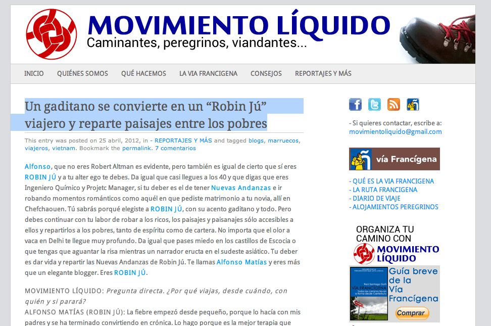 Robin Jú en movimiento líquido